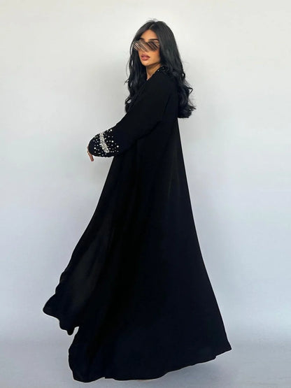 Pearl Embellished Abaya
