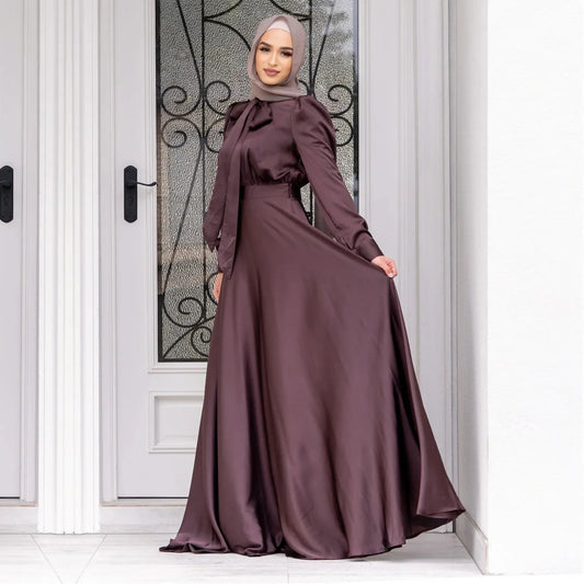 Elegant Satin Turkey Evening Dresses