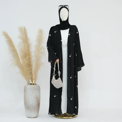 Open Chiffon Kimono Abaya  Kaftan Cardigan