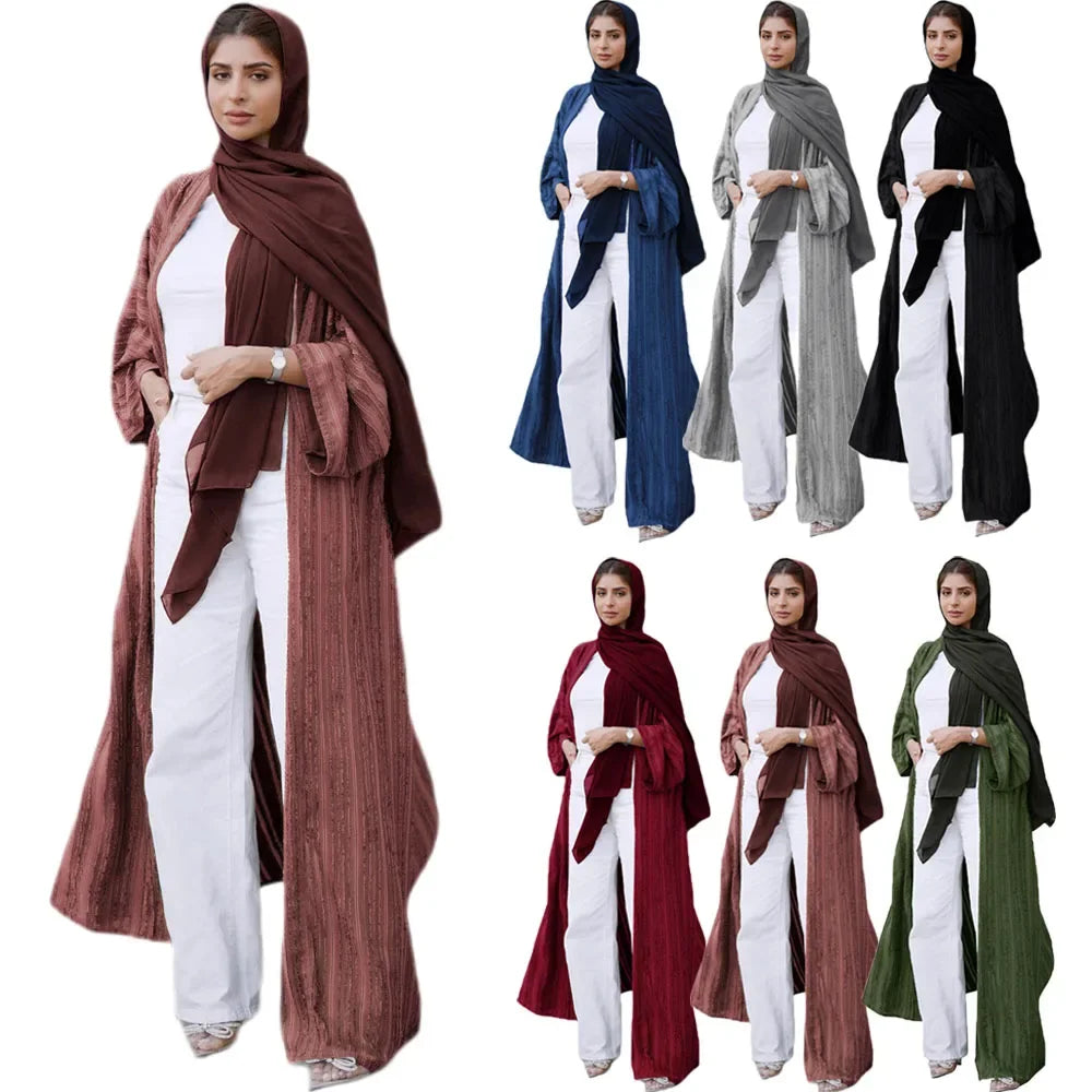 Dubai Open  Long Sleeve Abaya