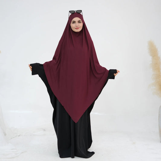 2025 One layer Jersey   Djellaba Long Scarf