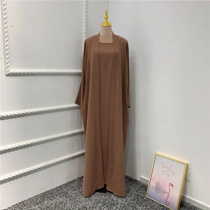 Elegent 3-Piece Abaya set/modesty in  mind