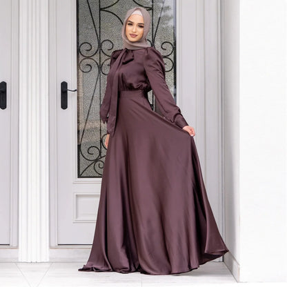 Elegant Satin Turkey Evening Dresses