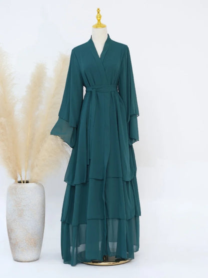 Morocco  Abaya Chiffon 3 Layers  Dresses