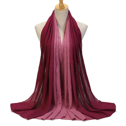 Trendy summer  Strechy Crinkle  Scarf