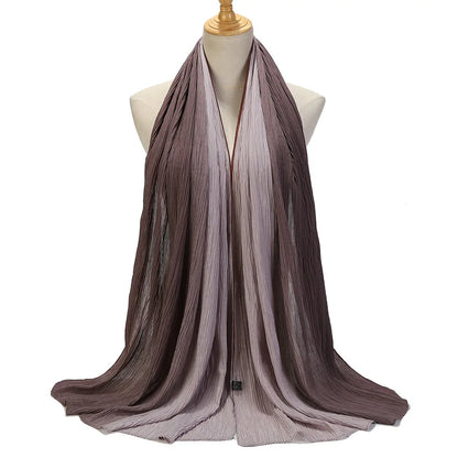 Trendy summer  Strechy Crinkle  Scarf