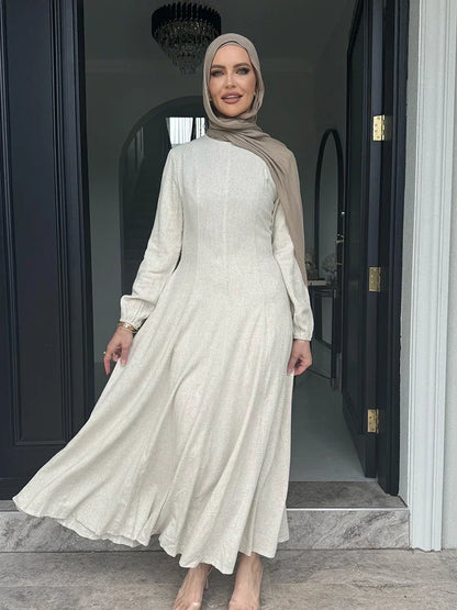 Muslim Abaya Women Dresses Solid Slim Jalabiya Eid 2025 Ramadan Morocco Islam Vestidos Largos Arab Long Robe Dubai Abayas Kaftan
