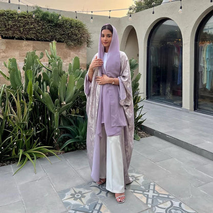 Dubai  Open Abaya – Classic Outerwear Style