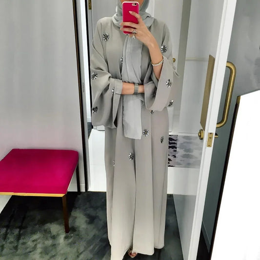 Simple Elegant Dubai open Abaya